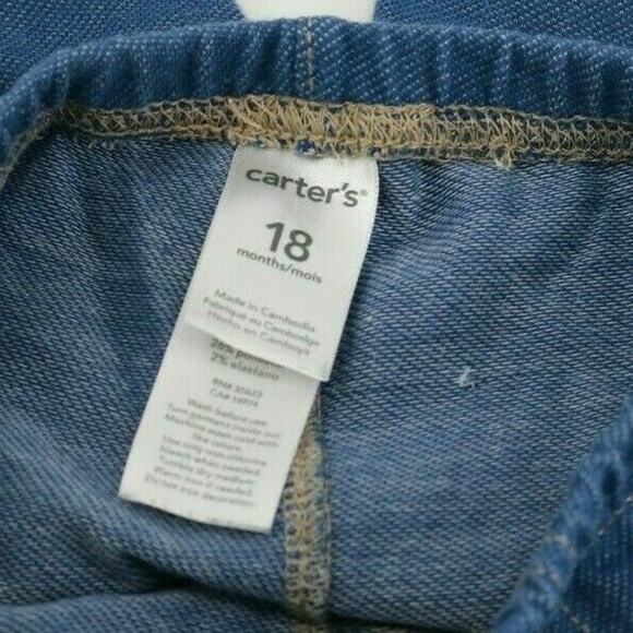 Carters Gymboree Girls Leggings Sweatpants Black Blue Size 12-18 Months - Picture 4 of 10